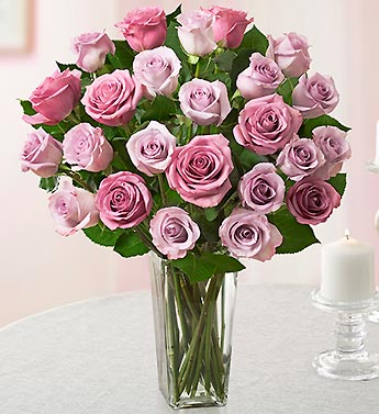 Passion for 24 Lavender Roses