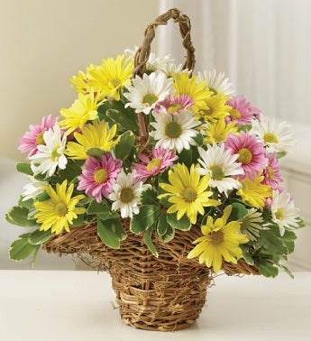 Spring Daisy Basket