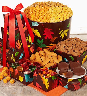 The Popcorn Factory� Autumn Prism Tin And Tower