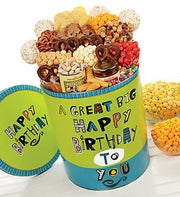The Popcorn Factory� Great Big Happy Bday Tin