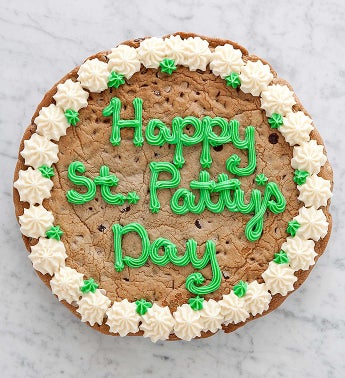 Cheryl?s St Patricks Day Choc Chip Party Cookie