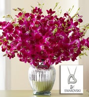 Exotic Breeze? Orchids with Swarovski� Necklace