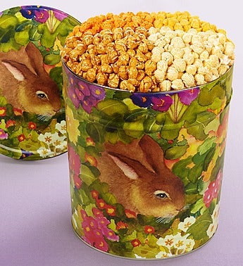 The Popcorn Factory� Garden Bunny Popcorn Tin