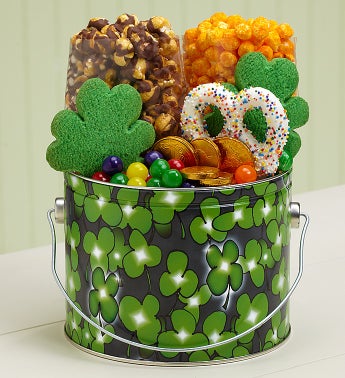 The Popcorn Factory� Shamrock Treat Pail