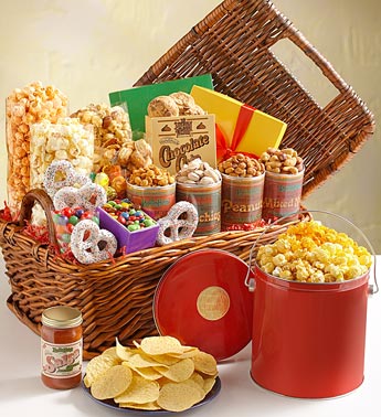 Assorted Treats Gift Basket