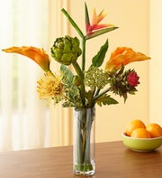 Tropical Silk Floral Arrangement