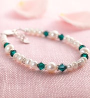 Crystal Birthstone Bracelet May