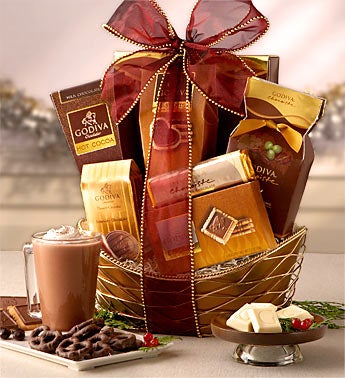 Godiva Gift Basket - 1800baskets.com
