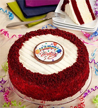Junior's Happy Birthday Red Velvet Cheesecake