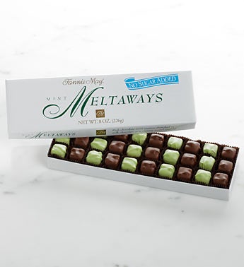 Fannie May No Sugar Added Mint Meltaways