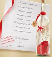 Personalized Message In A Bottle � True Love
