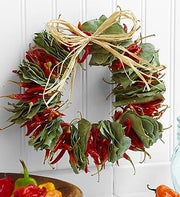 Spicy Chili Wreath
