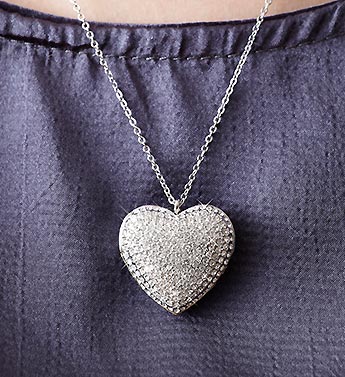 SWAROVSKI Crystal Pendant Heart Locket
