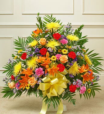 Multicolor Bright Sympathy Floor Basket