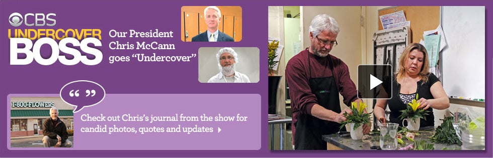 CBS UNDERCOVER BOSS - Our President Chris McCann goes "Undercover" - Watch the preview >